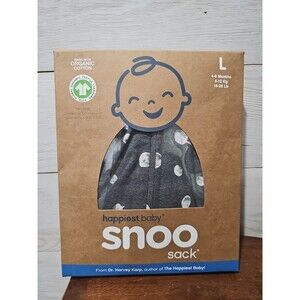 Happiest Baby Snoo Sack L 4-6 month 18-26 LBS Organic Cotton New, Open Box